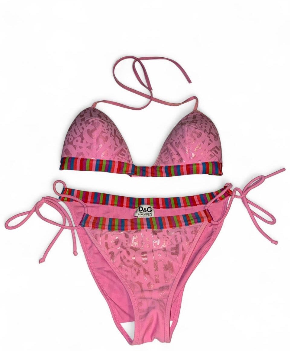 D&G rainbow bikini