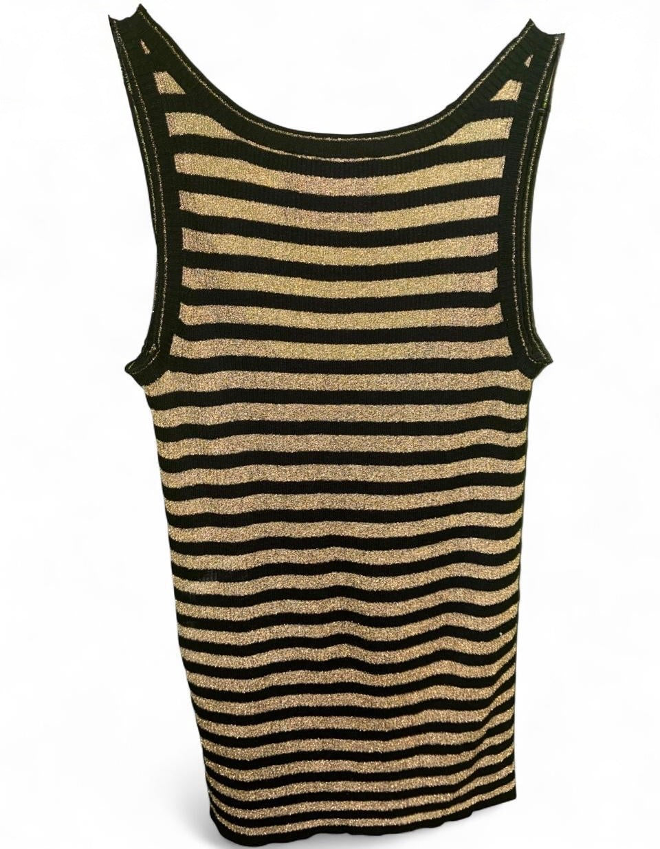 Vintage D&G metallic striped tank top