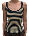 Vintage D&G metallic striped tank top