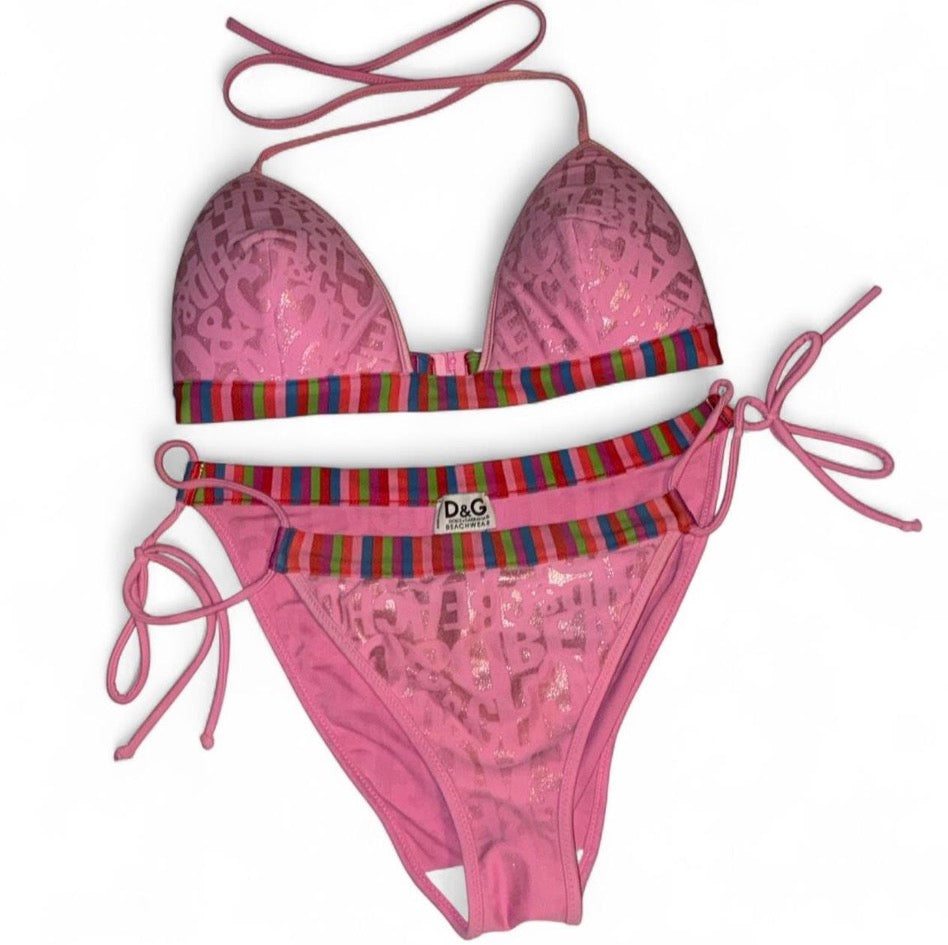 D&G rainbow bikini