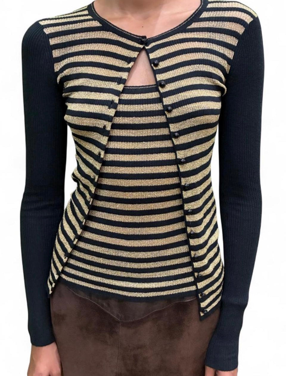 Vintage D&G long-sleeve knit top